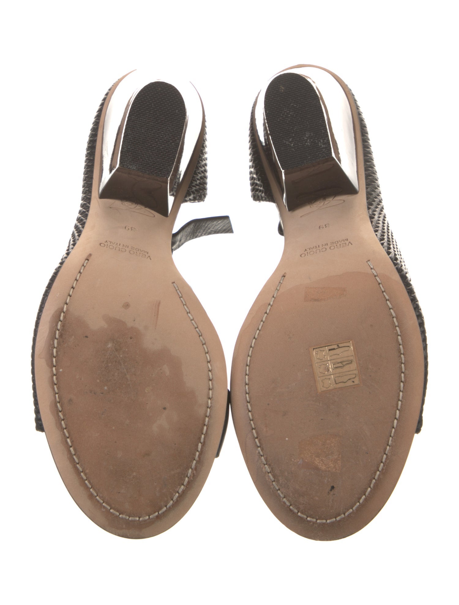 Zero + Maria Cornejo Leather Slingback Sandals